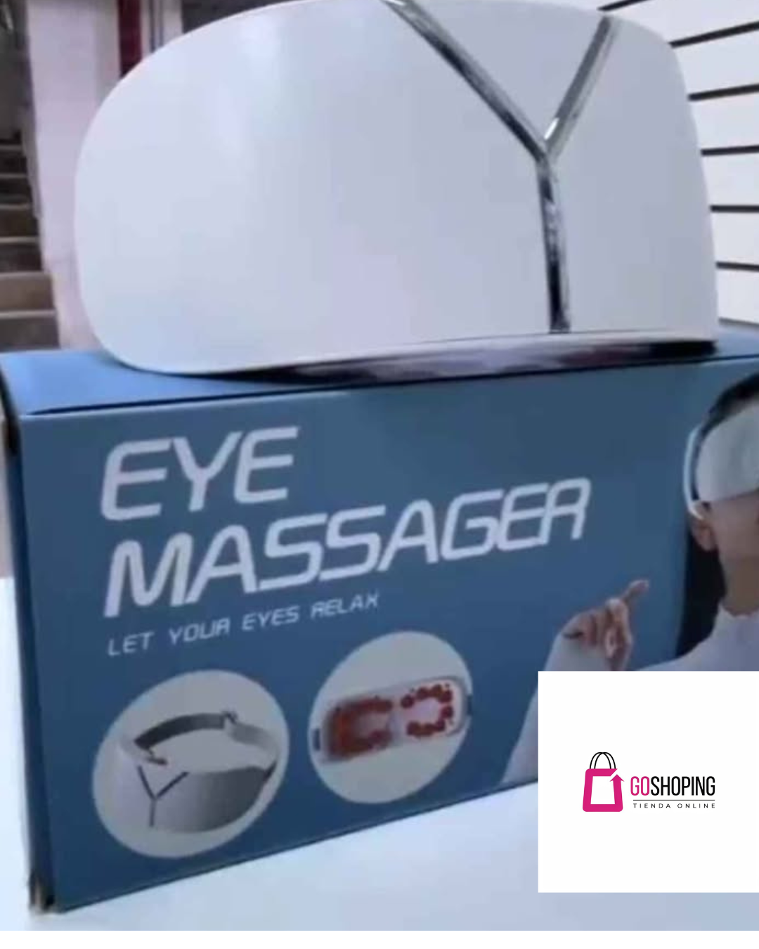 MASAJEADOR DE OJOS + MASAJEADOR TENS.