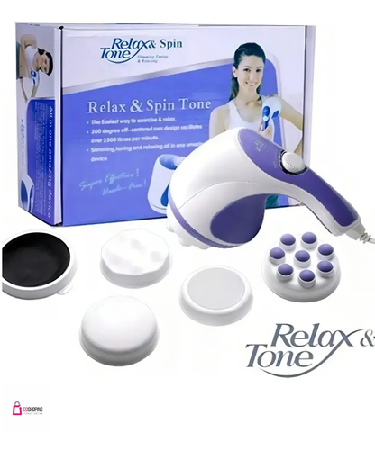 MASAJEADOR RELAX SPIN TONE – 5 CABEZALES