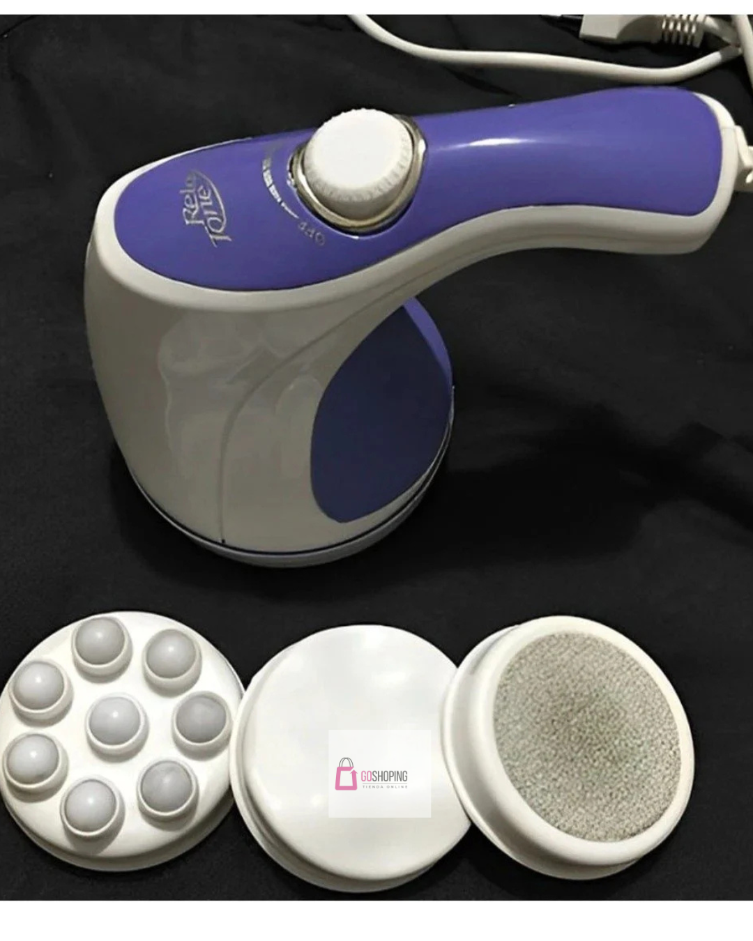 MASAJEADOR RELAX SPIN TONE – 5 CABEZALES