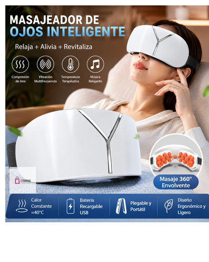 MASAJEADOR DE OJOS + MASAJEADOR TENS.